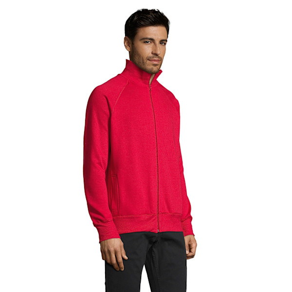 SOLS Herr Sundae Full Zip Sweat Jacka M Röd Red M