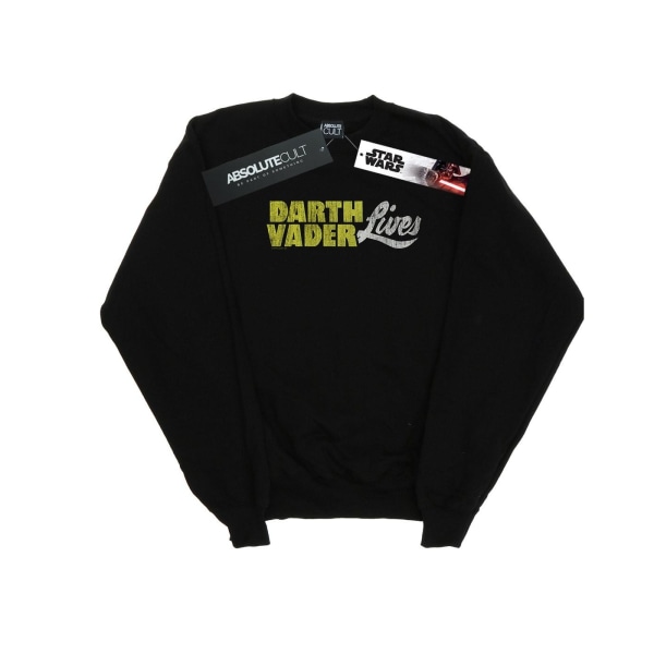 Star Wars Dam/Dam Darth Vader Lives Logo Sweatshirt S Bla Black S