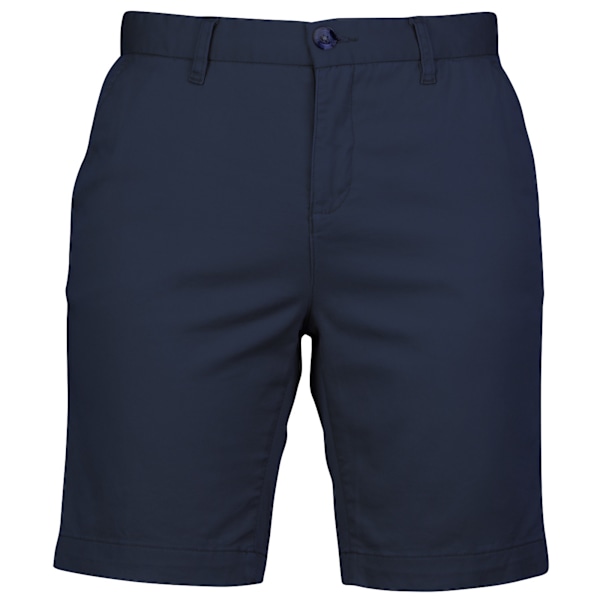 Front Row Dam/Damer Bomullsrik Stretch Chino Shorts L Marinblå Navy L