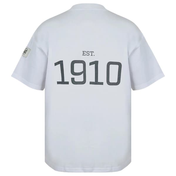 Everlast Herr NYC Logo Crew Neck Oversized T-shirt S Vit White S