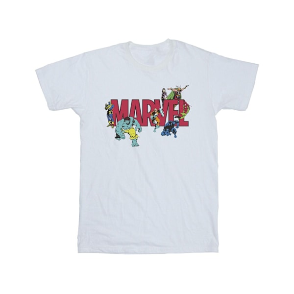 Marvel Comics-figurer T-shirt XXL Vit White XXL