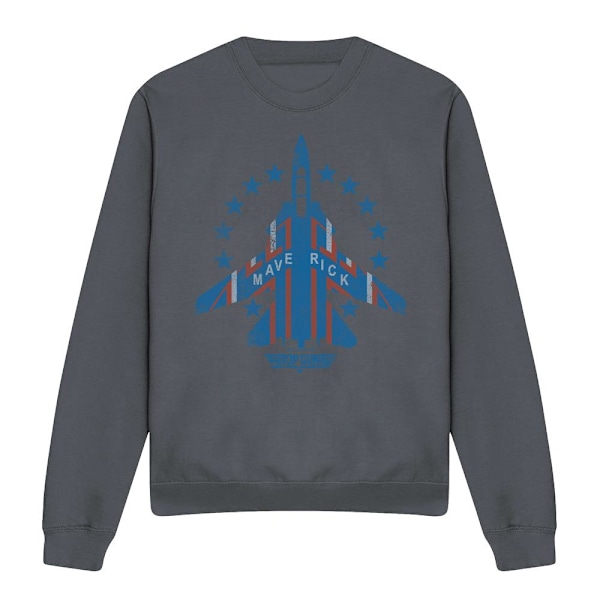Top Gun Unisex Vuxen Maverick Sweatshirt L Gråmelerad Charcoal L