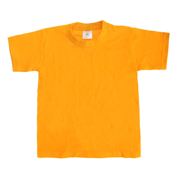 B&C Barn/Barn Exact 190 Kortärmad T-shirt (2-pack) Gold 5-6