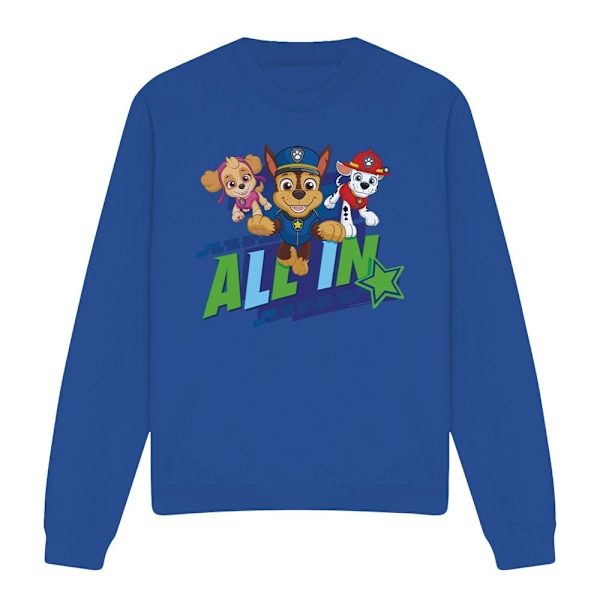 Paw Patrol Unisex Vuxen All In Sweatshirt S Kungsblå Royal Blue S