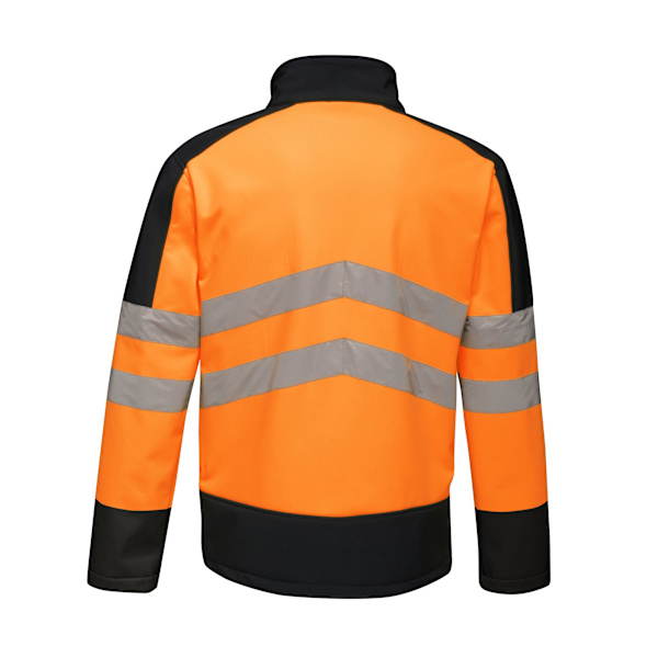 Regatta Professional Unisex Vuxen Varsel Reflex Softshelljacka Orange/Navy L