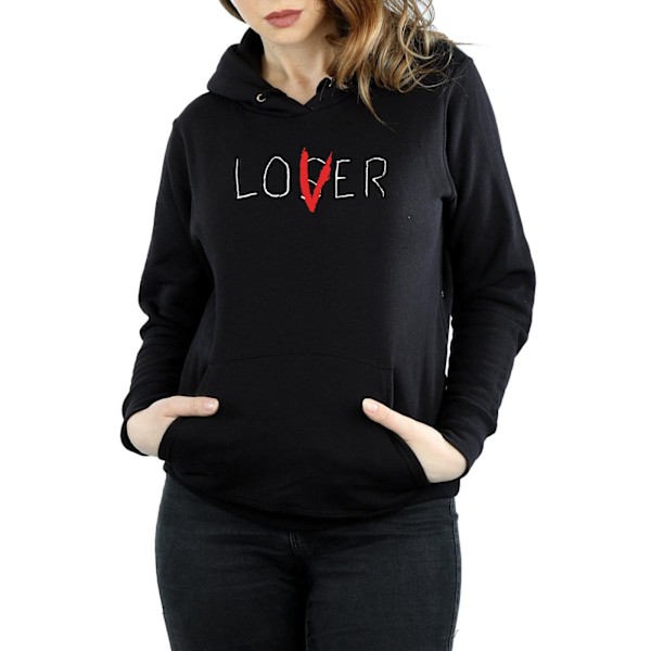 It Womens/Ladies Loser Lover Bomull Hoodie L Svart Black L