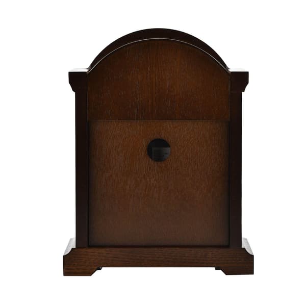 Wm.Widdop Broken Arch Trä Mantel Klocka 24cm One Size Valnöt Walnut One Size