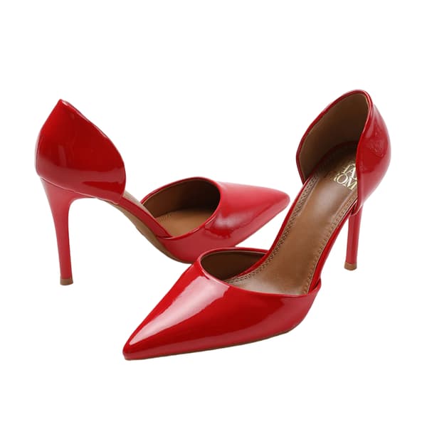 Where's That From Dam/Dam Athens Lack Konstläder Poin Red 8 UK