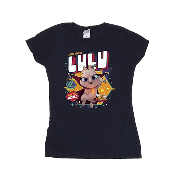 DC Comics Dam/Damer DC League Of Super-Pets Lulu Evil Genius Bomull T-shirt S Marinblå Navy Blue S