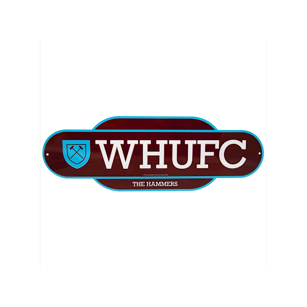 West Ham United FC Retro Years Plaque En Storlek Claret Red/Sky B Claret Red/Sky Blue One Size