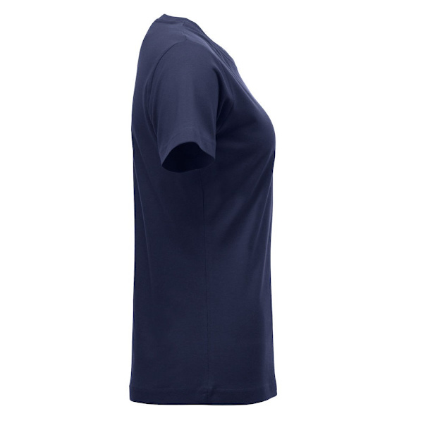 Clique Dam/Kvinnor Nya Klassiska T-Shirt L Mörk Marinblå Dark Navy L