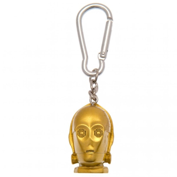 Star Wars C-3PO 3D Nyckelring One Size Guld Gold One Size