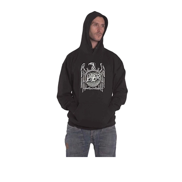 Slayer Unisex Vuxen Hög Kontrast Eagle Hoodie S Svart Black S