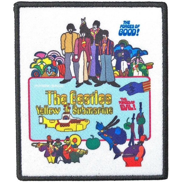 The Beatles Yellow Submarine Movie Poster Patch One Size Multic Multicoloured One Size