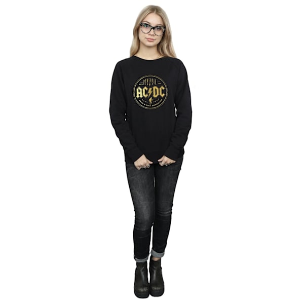 AC/DC Damnation Sweatshirt för dam/kvinnor, Rock N Roll, XXL, svart Black XXL