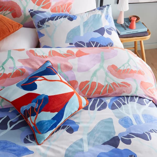 Furn D´Azure Abstrakt Påslakanset Dubbel Multifärgad Multicoloured Double