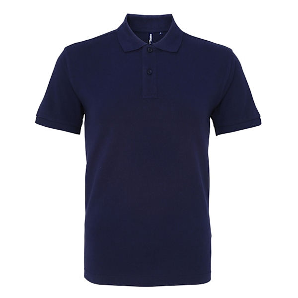 Asquith & Fox Herr Poloshirt mit kurzen Ärmeln, 3XL, Marineblau Navy 3XL