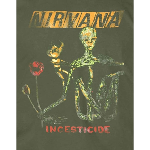 Nirvana Unisex Adult Reformant Incesticide T-Shirt XL Grön Green XL