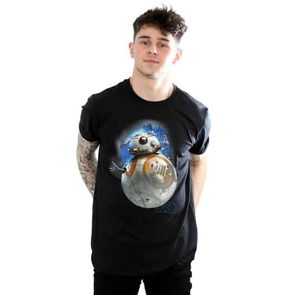 Star Wars: The Last Jedi Herr BB-8 Borstad Bomull T-shirt M Svart Black M
