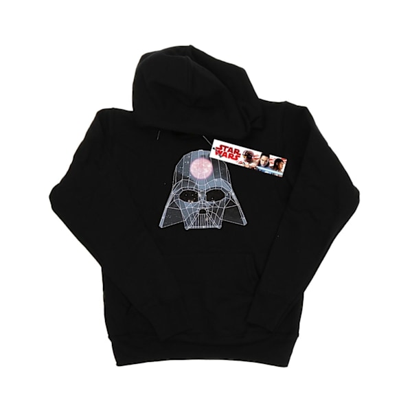 Star Wars Dam/Kvinnor Geometrisk Darth Vader Hoodie XS Svart Black XS