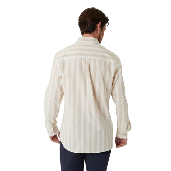 Saltwell Herr Oxford Regular Långärmad Button-Down Skjorta XL Stone/Ecru XL
