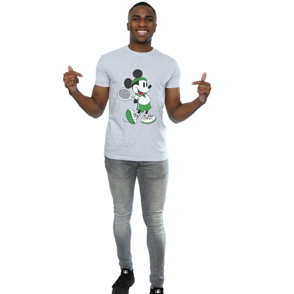 Disney herr Mickey Mouse tennis T-shirt 3XL Heather Grey Heather Grey 3XL