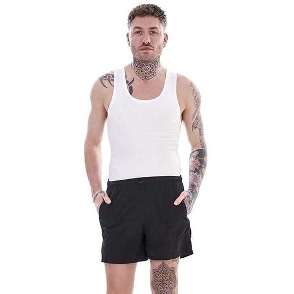 Keanu Herr Åtsittande Linne (6-pack) S Vit White S
