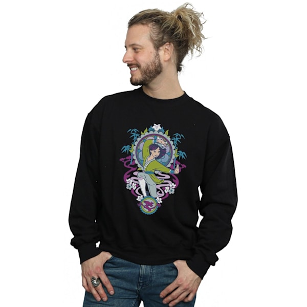 Disney Herr Mulan Ornamental Sweatshirt XXL Svart Black XXL