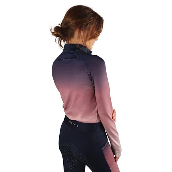 HyFASHION Dam/Dam Elevate Ombre Baslager Topp L Marinblå/Rosa Navy/Rose L