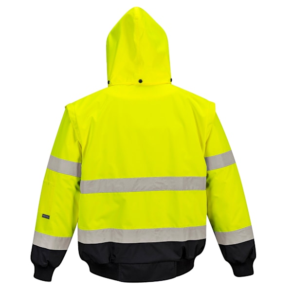 Portwest Herr 3-i-1 Varseljacka S Gul/Svart Yellow/Black S