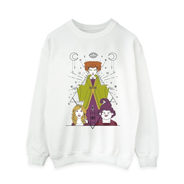 Disney Dam/Kvinnor Hocus Pocus Ljus Sweatshirt M Vit White M