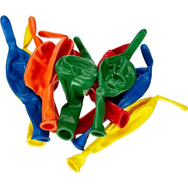 Amscan Latexballonger (10-pack) En Storlek Flerfärgad Multicoloured One Size