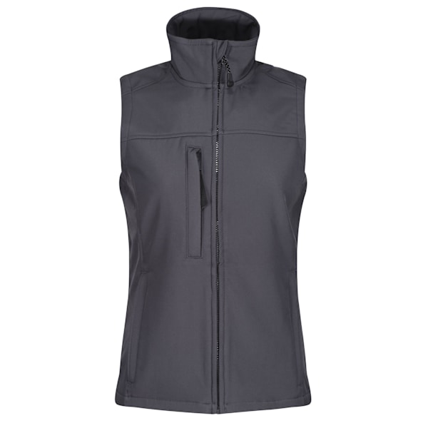 Regatta Dam/Kvinnor Flux Softshell Bodywarmer / Ärmlös Jacka Seal Grey 20