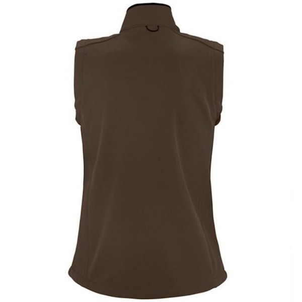 SOLS Dam/Kvinnor Rallye Soft Shell Bodywarmer Jacka L Mörk C Dark Chocolate L