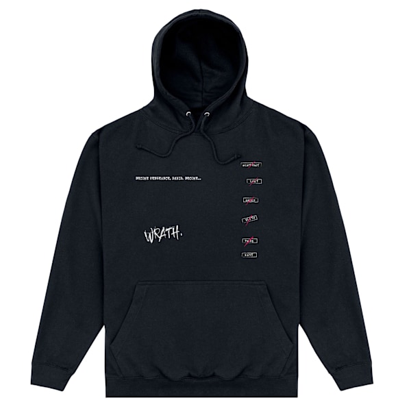 Se7en Unisex Vuxen Hoodie XXL Svart Black XXL