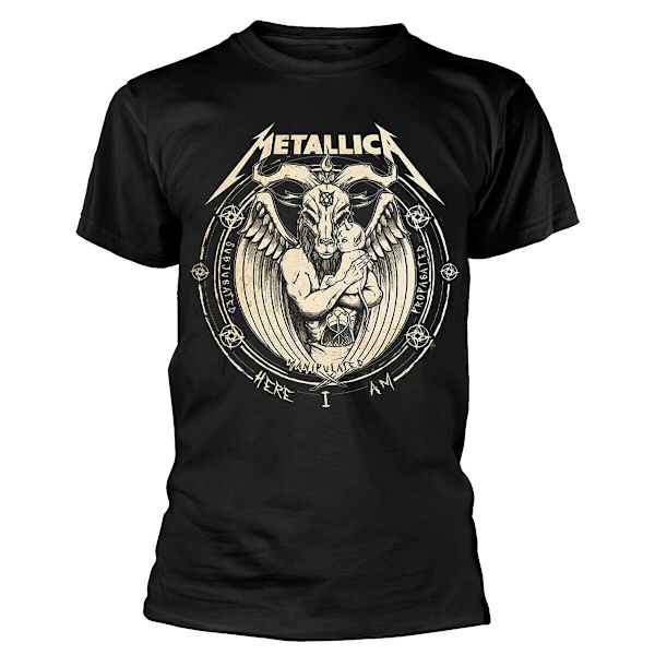 Metallica Unisex Adult Darkness Son Back Print Bomull T-Shirt M Black M
