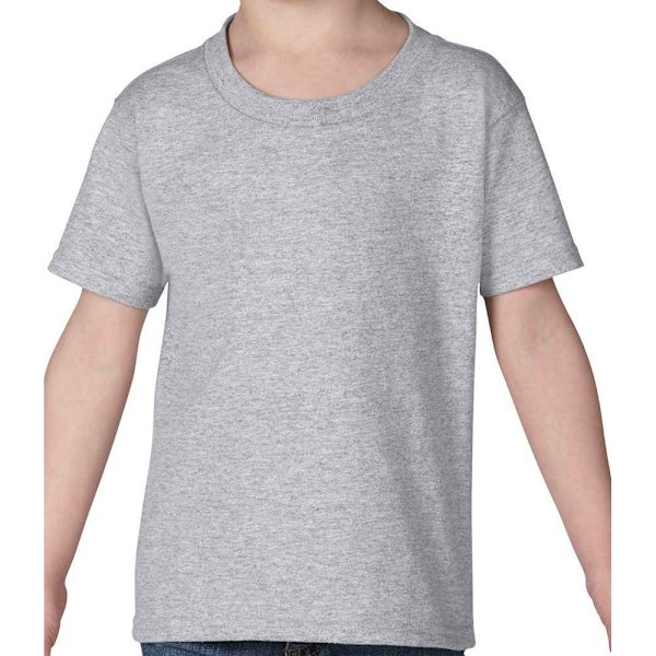 Gildan Barn/Barn Tung T-shirt 5 År Sports Grey Sports Grey 5 Years