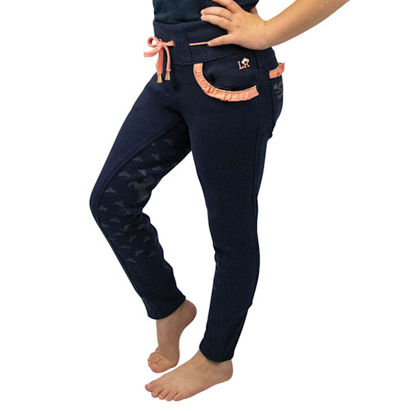 Little Rider Girls The Princess And The Pony Jodhpurs 9-10 År Navy/Peach 9-10 Years