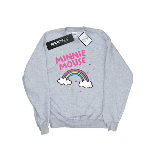 Disney Herr Minnie Mouse Rainbow Dots Sweatshirt S Sports Grey Sports Grey S