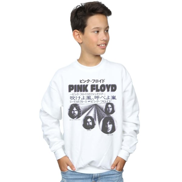 Pink Floyd Boys Japanese Cover Sweatshirt 12-13 år Vit White 12-13 Years