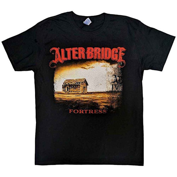Alter Bridge Unisex Vuxen Fortress 2014 Tour Dates T-shirt XL Svart Black XL