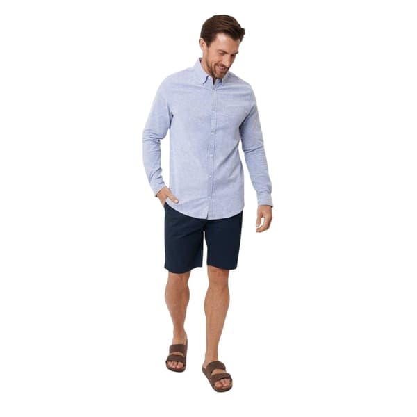 Saltwell herrskjorta med normal passform S denim Denim S