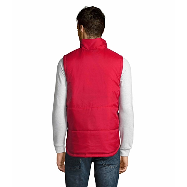 SOLS Varm Unisex Vadderad Bodywarmer Jacka 4XL Röd Red 4XL
