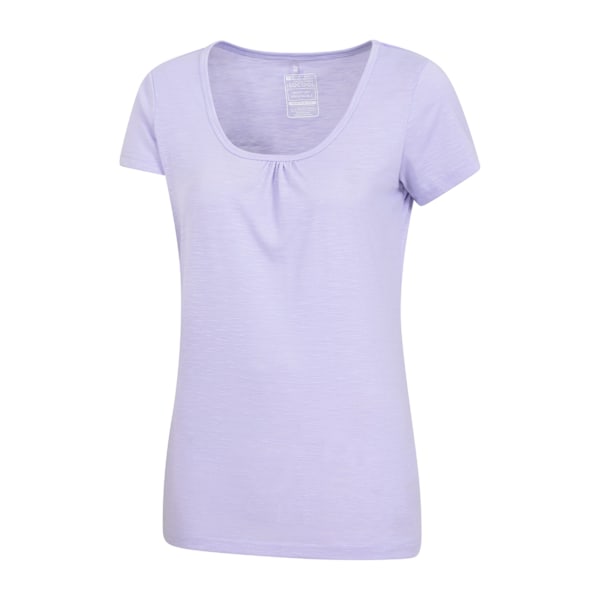 Mountain Warehouse Agra T-shirt för Kvinnor/Dam - Snabbtorkande - Storlek 20 UK L Lilac 20 UK