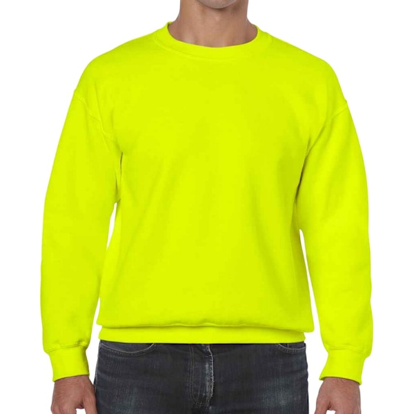 Gildan Herr Heavy Blend Sweatshirt XL Säkerhetsgrön Safety Green XL