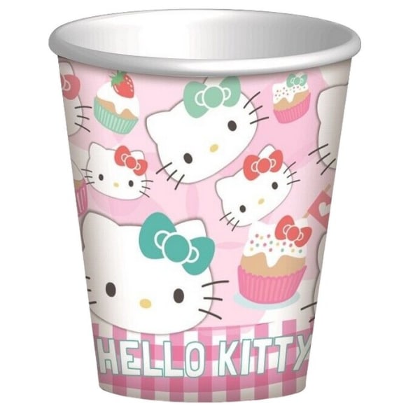 Hello Kitty Party Cup (paket med 8) One Size Rosa/Vit Pink/White One Size