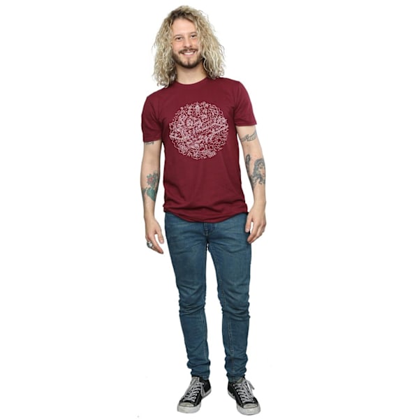 Star Wars Jul Dödsstjärnan T-shirt L Bourgogne Burgundy L