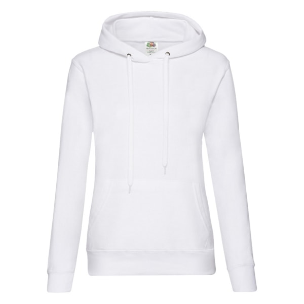 Fruit Of The Loom Dam Hoodie / Tröja L White L