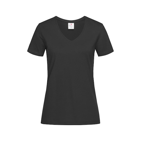 Stedman Dam/Dam Classic V-ringad T-shirt S Black Opal Black Opal S