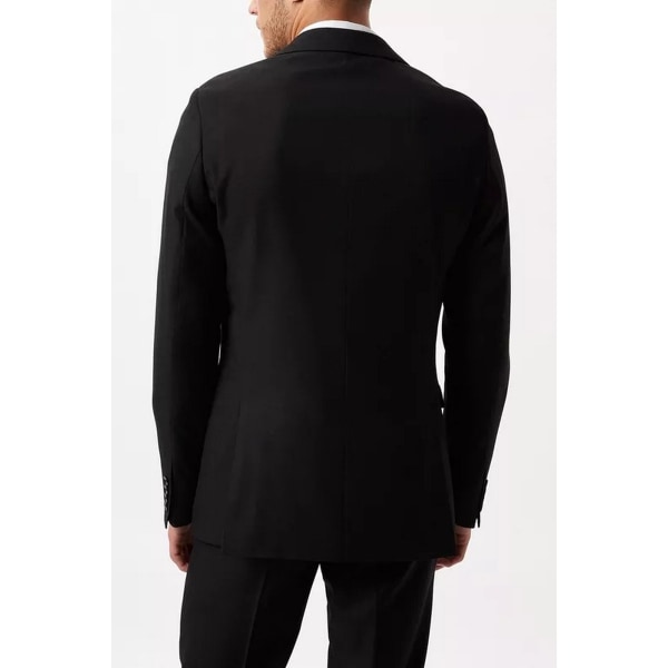 Burton Mens Limited Edition Football Slim Suit Jacket 36R Svart Black 36R